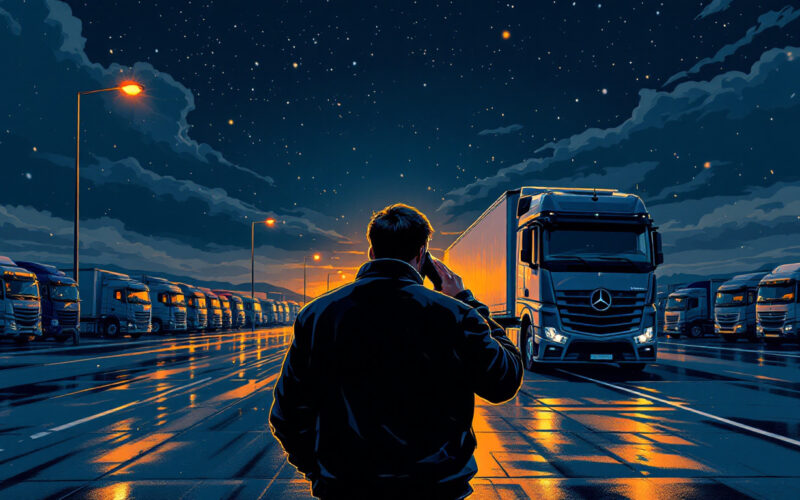 J&rsquo;ai pris l&rsquo;appel dehors, comme si le camion pouvait entendre