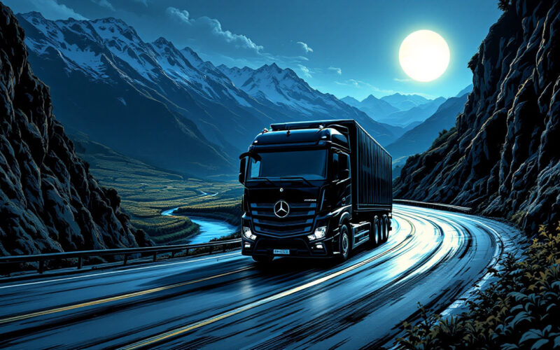 329 km de plastiques usés, 4055 euros et mon Actros qui tient bon